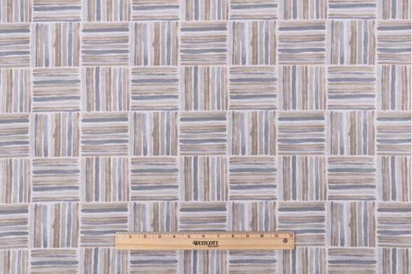 Magnolia Home Oslo Printed Cotton Drapery Fabric in Sand 