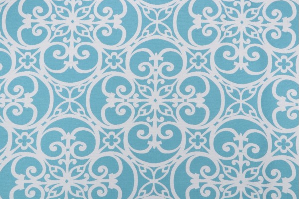 Astrid Woven Solution Dyed Acrylic Outdoor Fabric in Caribbean 