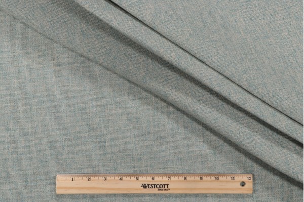Sample of Richloom Kenzie Woven Polyester Outdoor Fabric in Seaglass 