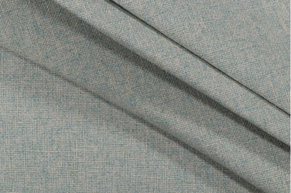 Sample of Richloom Kenzie Woven Polyester Outdoor Fabric in Seaglass 