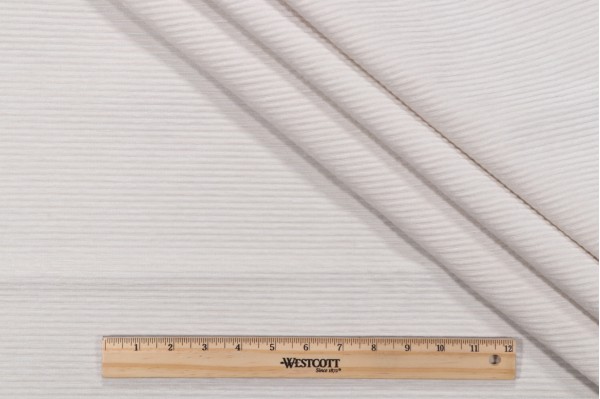 Ridges Woven Corduroy Upholstery Fabric in Sand