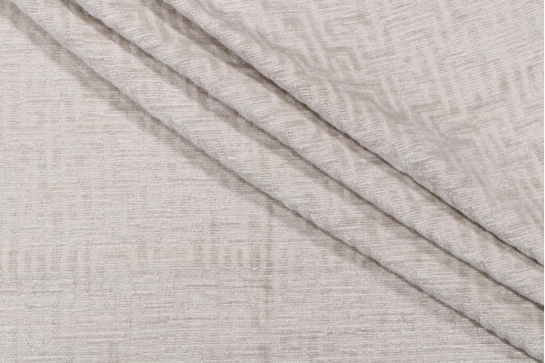 Clarence Woven Chenille Upholstery Fabric in Fog