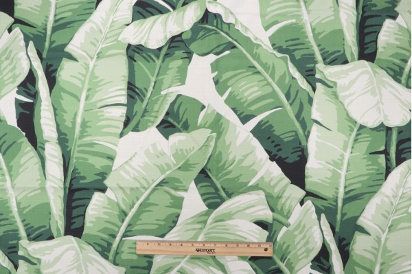 Click for 1 Yard P Kaufmann Laine Printed Cotton Drapery Fabric in Green 1 Yard P Kaufmann Laine Printed Cotton Drapery Fabric in Green