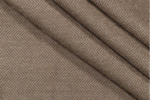 Thibaut Ellis Herringbone W72952 Woven Upholstery Fabric in Bark