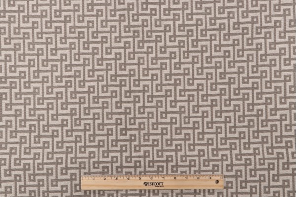 Click for 2 Yards Thibaut Circuit W74334 Woven Upholstery Fabric in Pewter on Almond Thibaut Circuit W74334 Woven Upholstery Fabric in Pewter on Almond