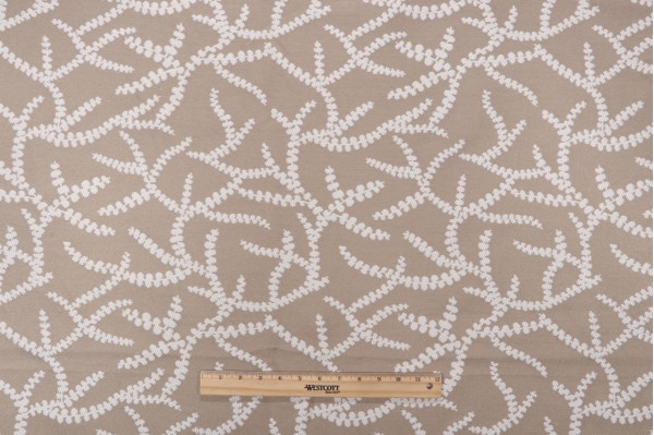 Click for 1 Yard Thibaut Regina W77971 Woven Upholstery Fabric in Linen 1 Yard Thibaut Regina W77971 Woven Upholstery Fabric in Linen