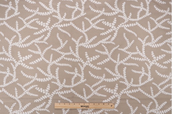 Click for 1.25 Yards Thibaut Regina W77971 Woven Upholstery Fabric in Linen Thibaut Regina W77971 Woven Upholstery Fabric in Linen