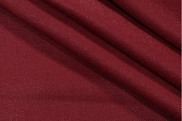 Anna French Dyed Sack AF10158 Woven Decorator Fabric in Burgundy for Thibaut