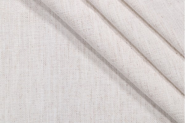 Crypton Nomad High Performance Woven Chenille Upholstery Fabric in Snow