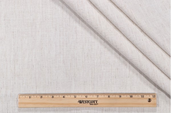 Crypton Nomad High Performance Woven Chenille Upholstery Fabric in Snow