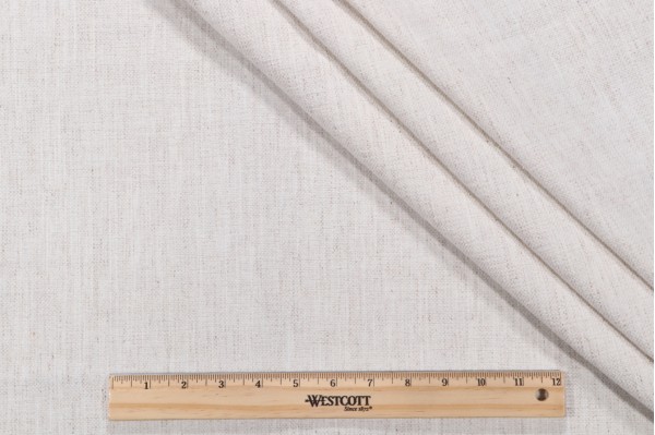 Crypton Nomad High Performance Woven Chenille Upholstery Fabric in Snow