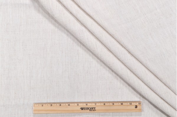 Crypton Nomad High Performance Woven Chenille Upholstery Fabric in Snow