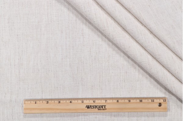 Crypton Nomad High Performance Woven Chenille Upholstery Fabric in Snow