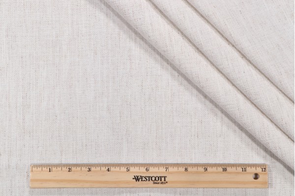 Crypton Nomad High Performance Woven Chenille Upholstery Fabric in Snow