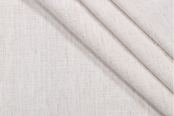 Crypton Nomad High Performance Woven Chenille Upholstery Fabric in Snow