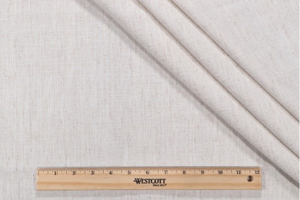 Crypton Nomad High Performance Woven Chenille Upholstery Fabric in Snow