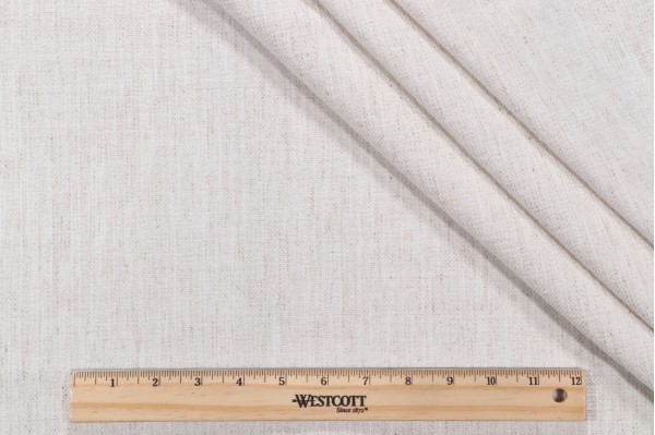 Crypton Nomad High Performance Woven Chenille Upholstery Fabric in Snow