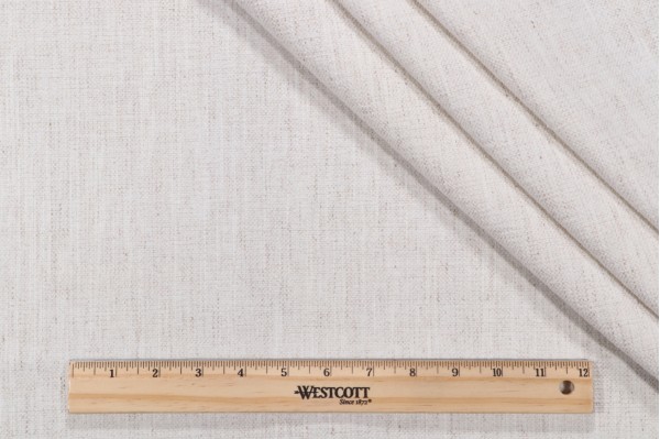 Crypton Nomad High Performance Woven Chenille Upholstery Fabric in Snow