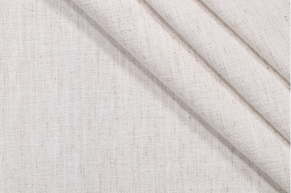 Crypton Nomad High Performance Woven Chenille Upholstery Fabric in Snow