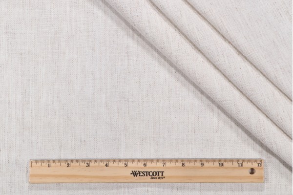 Crypton Nomad High Performance Woven Chenille Upholstery Fabric in Snow