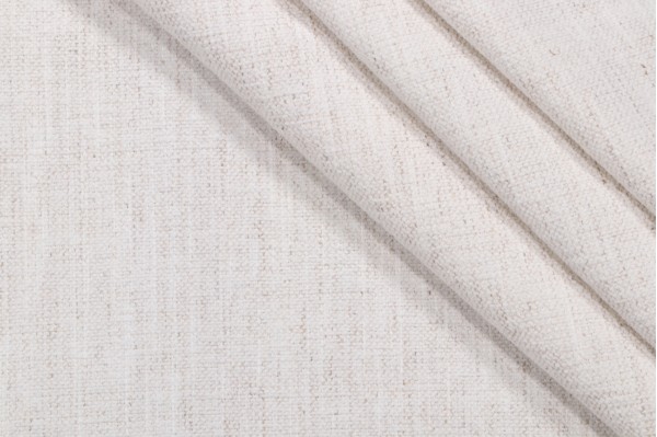 Crypton Nomad High Performance Woven Chenille Upholstery Fabric in Snow