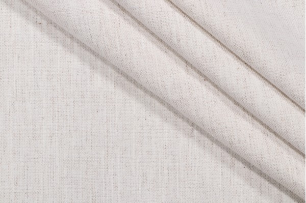 Crypton Nomad High Performance Woven Chenille Upholstery Fabric in Snow