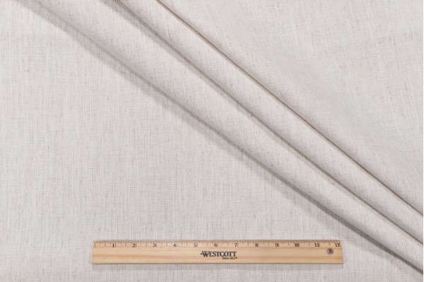 Crypton Nomad High Performance Woven Chenille Upholstery Fabric in Snow