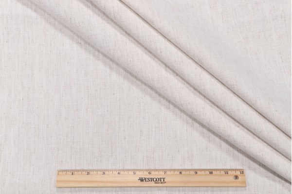 Crypton Nomad High Performance Woven Chenille Upholstery Fabric in Snow