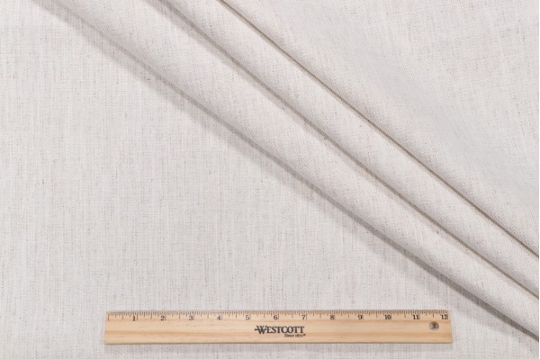 Crypton Nomad High Performance Woven Chenille Upholstery Fabric in Snow