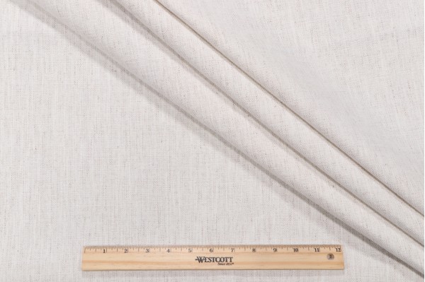 Crypton Nomad High Performance Woven Chenille Upholstery Fabric in Snow