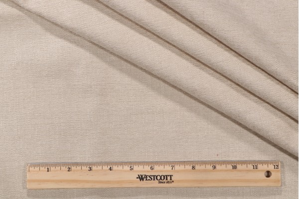 Crypton Granbury High Performance Woven Chenille Upholstery Fabric in Ivory