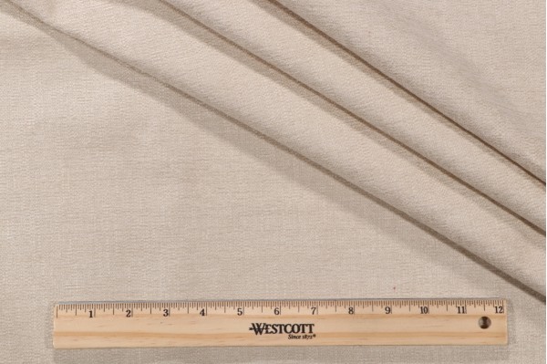 Click for 2.88 Yards Crypton Granbury High Performance Woven Chenille Upholstery Fabric in Ivory Crypton Granbury High Performance Woven Chenille Upholstery Fabric in Ivory