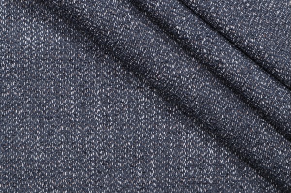 Strother Woven Chenille Upholstery Fabric in Denim