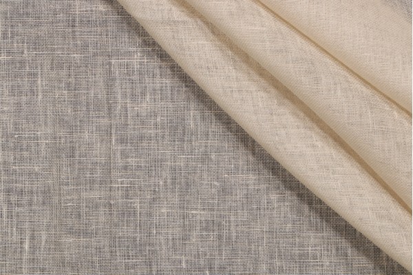 Changes Semi-Sheer Drapery Fabric in Sand