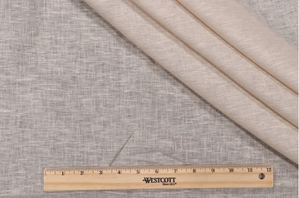 Click for 1 Yard Aura Semi-Sheer Drapery Fabric in Alabaster 1 Yard Aura Semi-Sheer Drapery Fabric in Alabaster