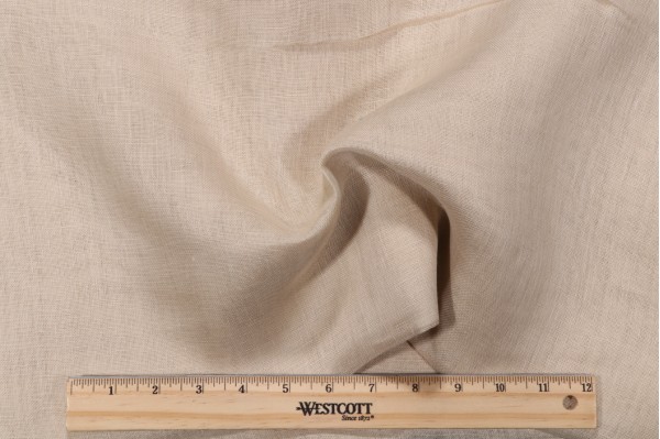 Changes Semi-Sheer Drapery Fabric in Sand