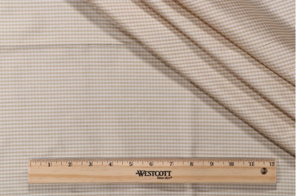 Tirano Silk Decorator Fabric in Beige/White