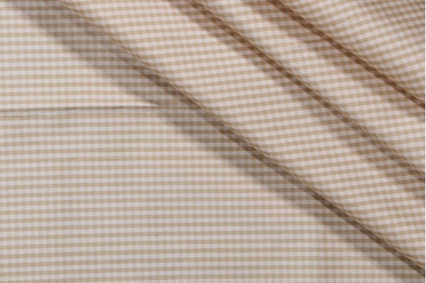 Tirano Silk Decorator Fabric in Beige/White