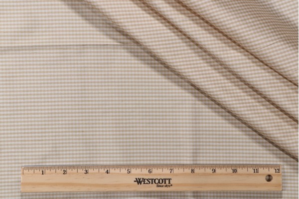 Tirano Silk Decorator Fabric in Beige/White