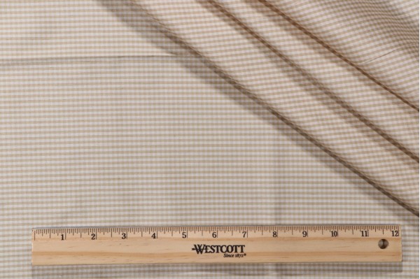 Tirano Silk Decorator Fabric in Beige/White