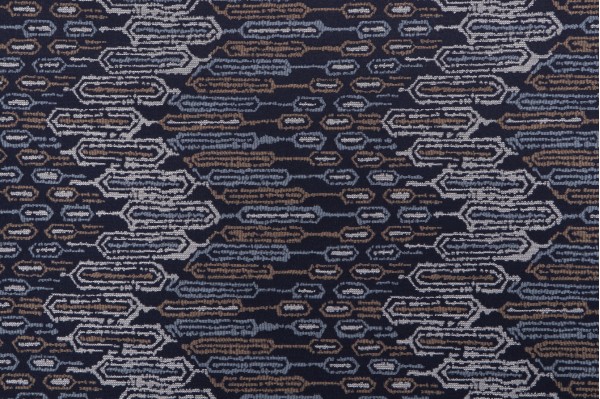 Crypton Falina High Performance Woven Upholstery Fabric in Black Marine