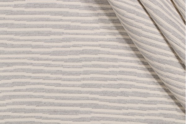 Crypton River High Performance Matelasse Upholstery Fabric in Natural Stone
