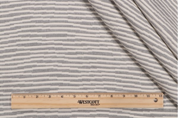 Crypton River High Performance Matelasse Upholstery Fabric in Natural Smoke