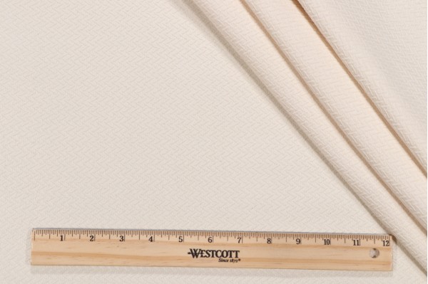 Crypton Burl High Performance Woven Upholstery Fabric in Natural Ivory