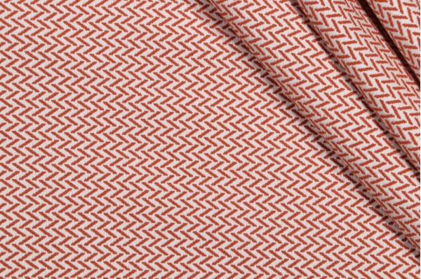 Crypton Burl High Performance Woven Upholstery Fabric in Natural Terracotta