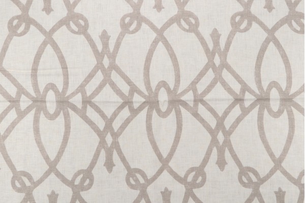 Click for 1.5 Yards Braemore Fioretto Printed Linen Blend Drapery Fabric in Graphite Braemore Fioretto Printed Linen Blend Drapery Fabric in Graphite