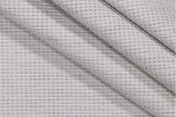 Crypton Oleanna High Performance Woven Upholstery Fabric in Silver