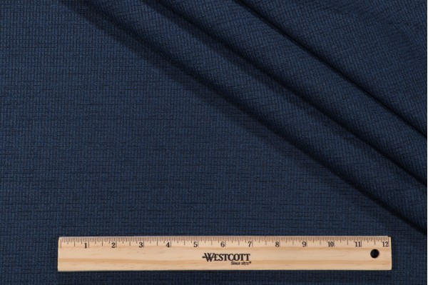 Crypton Textured High Performance Woven Upholstery Fabric in Indigo