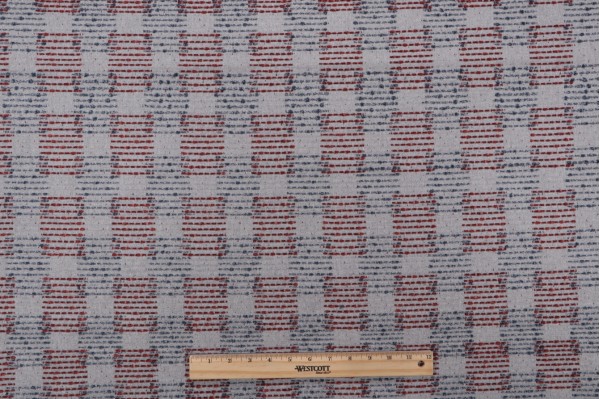 Sample of Crypton Estes High Performance Woven Chenille Upholstery Fabric in Patriot 