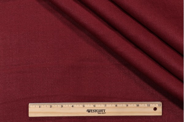 Click for Thibaut Dyed Sack AF10158 Woven Linen Decorator Fabric in Burgundy  Thibaut Dyed Sack AF10158 Woven Linen Decorator Fabric in Burgundy